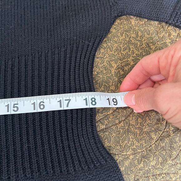 Rick Owens FW12 black merino wool sweater dolman sleeve ribbed cinch waist Italy - Picture 13 of 13